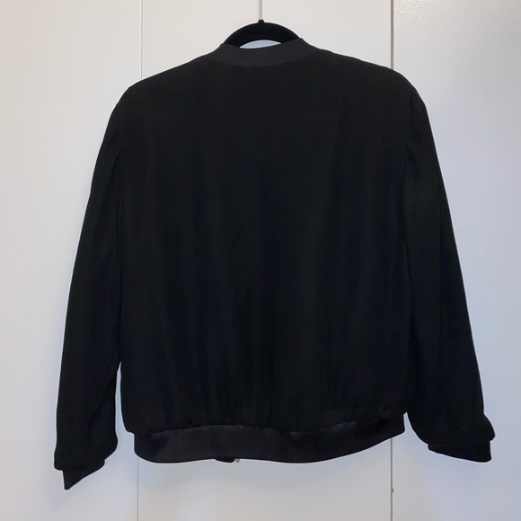 ZARA Light Black Bomber - Picture 3 of 3